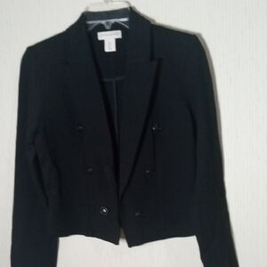 Cynthia Rowley Classic Black Blazer, Office, Professional,
